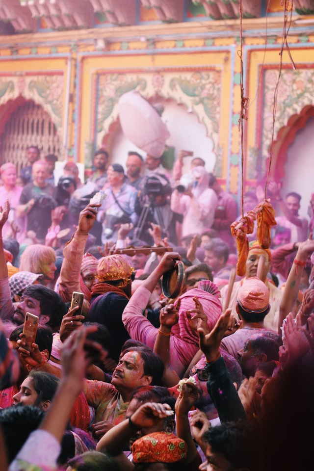 Couleurs vibrantes de l'Inde